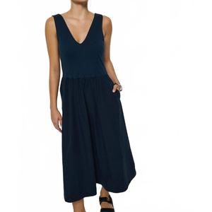 NEW NATION LTD darla tank dress in navy blue